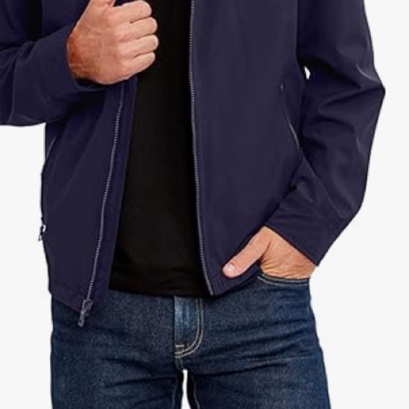 New-no tag (NAUTICAL) men’s jacket size L in dark blue - Picture 9 of 17